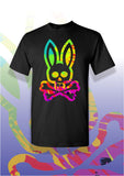 Psychedelic Bunny Psycho-Bunny T-shirt